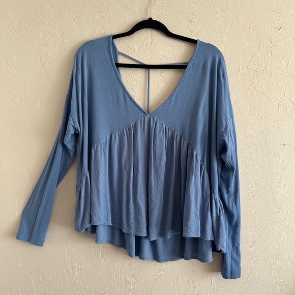 Urban Outfitters Tops - Blue babydoll blouse Urban outfitters